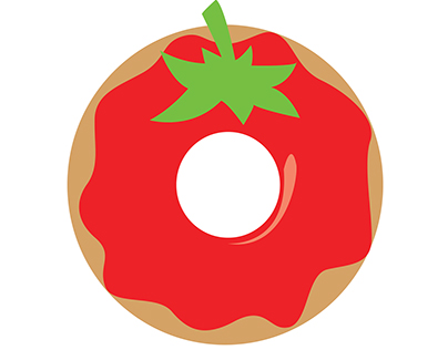 Branding Domato  (Doughnuts & Tomato Shop)