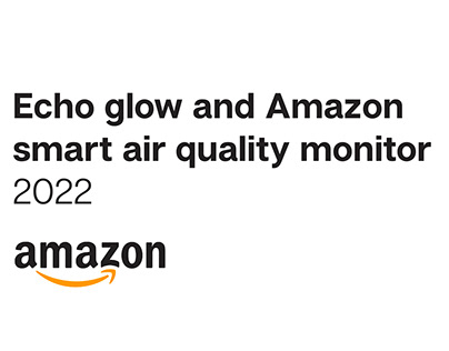 Amazon Echo Glow and Smart Air Quality Monitor