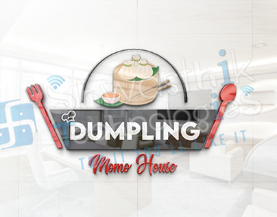 logo design for dumpling momo house