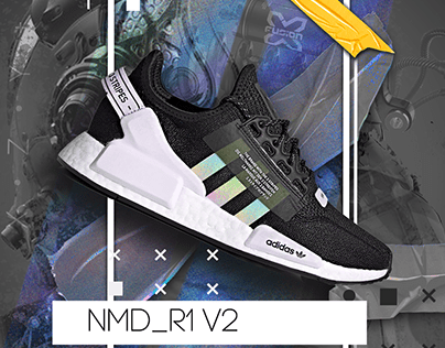 holographic ADIDAS poster