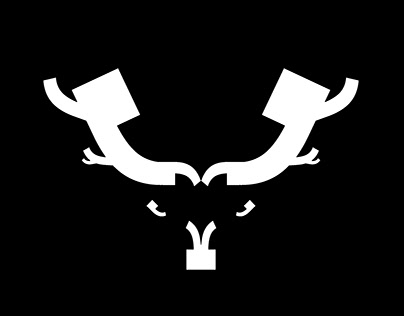 Deer and Fawn from commas - logotype