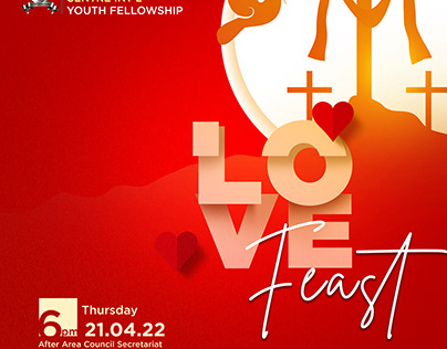 Church Flyer | Easter Love feast