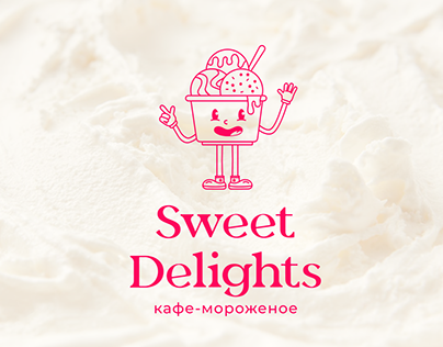 Ice Cream Sweet Delights | LOGO DESIGN & BRAND IDENTITY