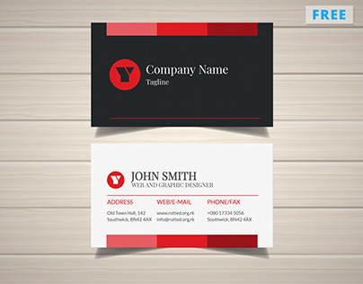 Free Graphic Designer Business Card Template