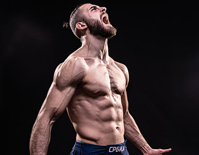 Studio Photoshoot for MMA Fighter Jovan Marjanović