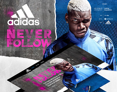 Adidas - Never Follow Web App