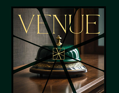 Venue: Luxury vintage hotel visual identity