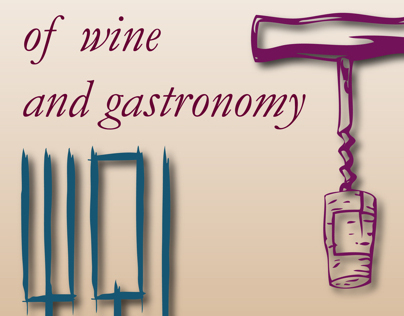Poster Wine and gastronomy