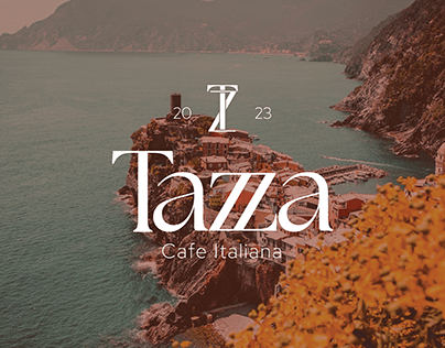 Tazza, logo inspiration for an Italian coffee shop