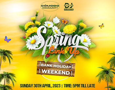 SPRING EVENT (PARTY) POSTER