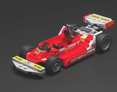 Ferrari 312 T4 Blender 3D