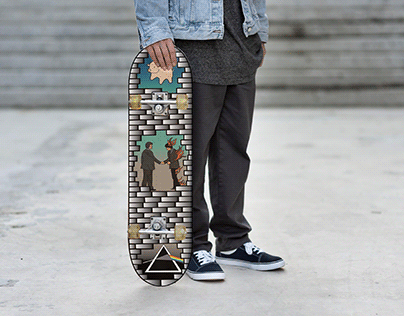 Skateboard Deck Illustration