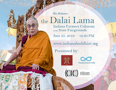 Dalai Lama Public Talk Banner