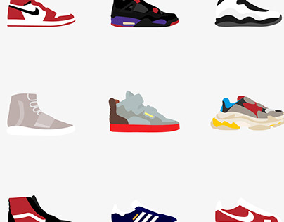 Minimal Shoe Icons