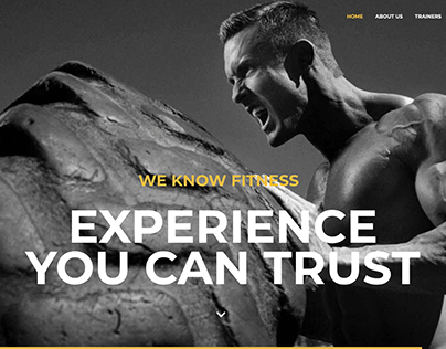 Pop Fitness Website Design