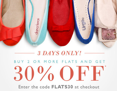 Styletread 30% Off Flats Promotion