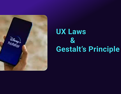 UX laws and Gestalt's principle