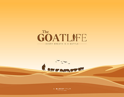 The Goat Life Movie Minimal Poster