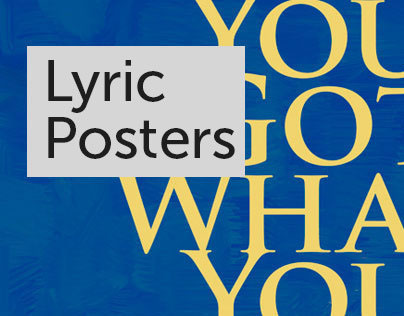 Lyric Posters