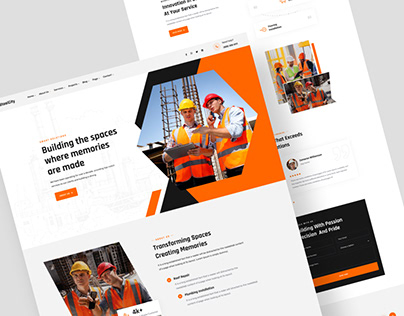 Construction Landing Page.