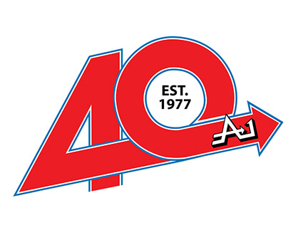 A1 Driving School 40th Anniversary Logo