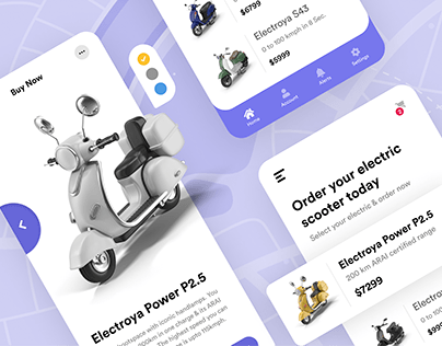 Electric Scooter Ecommerce Mobile App