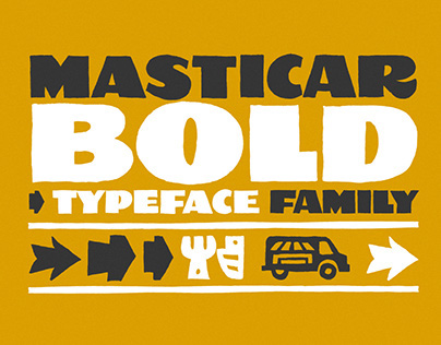Masticar Bold – Typeface Family