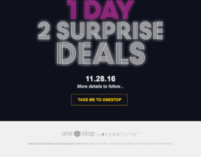 2016 Cyber Monday Email Campaign