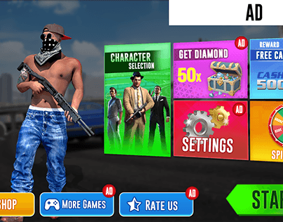 Gangster Mafia GAME UI