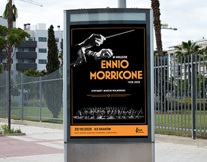 Ennio Morricone poster/billboard/social media graphics