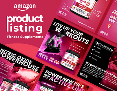 Amazon Product Listing | Fitness Supplements