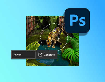 Adobe Photoshop Generative Fill Interactive Feature