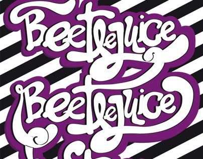 Beetlejuice - Lettering -