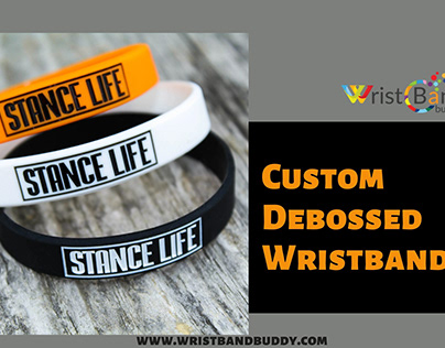 Custom Debossed Wristband