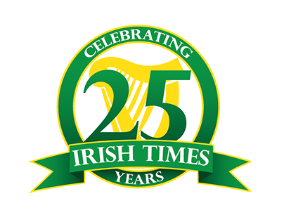 Irish Times 25th Anniversary logo