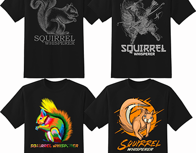 Squirrel Whisperer T shirt Design