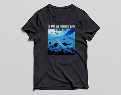 Scuba Diving T-shirt Design