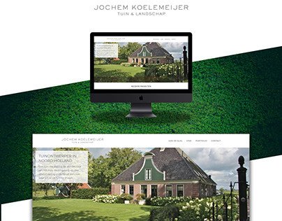 Website Garden Architect, Portfolio design