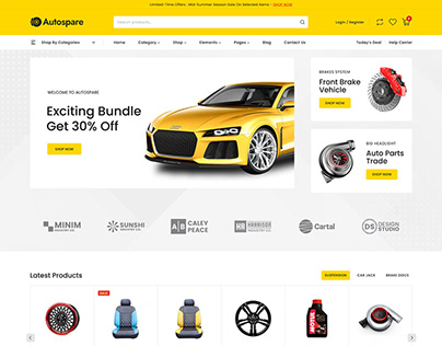 Auto Parts and Tools Shop WooCommerce Responsive Theme