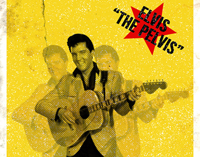 Elvis Presley Vintage Letterpress Poster