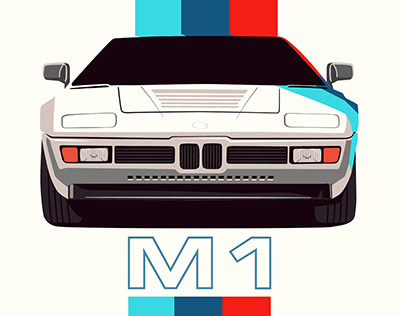 Illustration of 3 classic BMW's