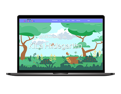 Website for a Kindergarten