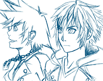 Kingdom Hearts - sketches