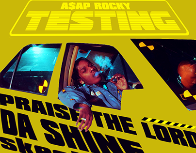 Asap Rocky abstract-esque poster