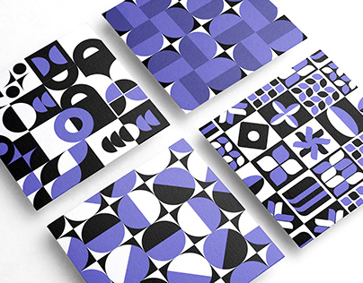 Very Peri Modern Abstract Patterns