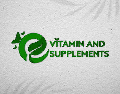 E Vitamin & Supplements - Logo Design