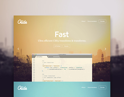 Glide.js – Simple, lightweight & fast jQuery slider