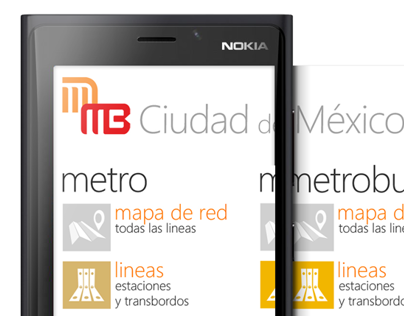 App WP8: Metro Ciudad de México