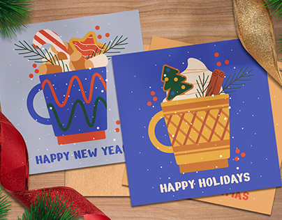 Christmas New Year cards