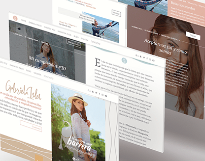 Web Design | Gabriela Isler | Custom design blog